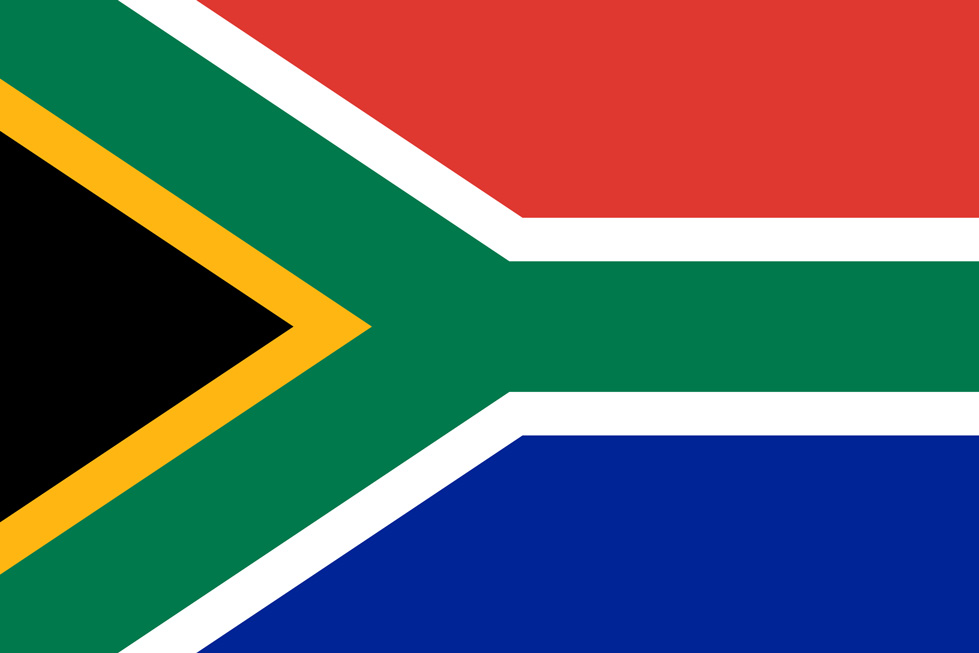 Länderflagge Süd Afrika