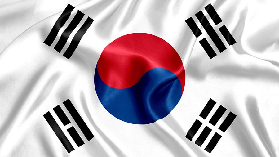 Länderflagge Südkorea